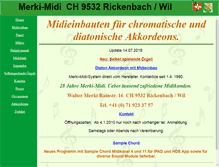 Tablet Screenshot of merkimidi.ch